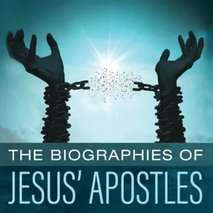 Book cover showing shackled hands reaching towards light, titled "Answers and Aids to Bible Questions, Puzzles, and Problems" by James Allen Moseley, with the subtitle "Ambassadors in Chains".