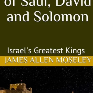 Book cover for "Answers and Aids to Bible Questions, Puzzles, and Problems" by James Allen Moseley, featuring an ancient stone fortress under a starry night sky.
