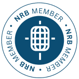 Circular NRB Member logo with a blue globe icon in the center surrounded by the text "NRB MEMBER" in a blue ring.